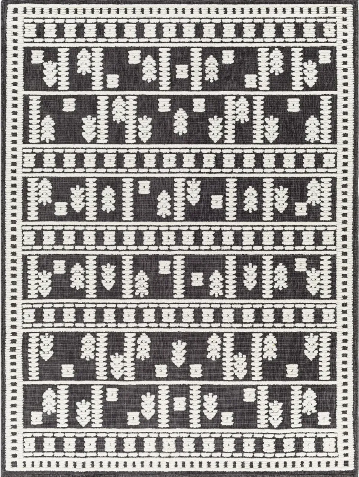 Lyna LYA-2300 5' x 7'2" Machine Woven Rug