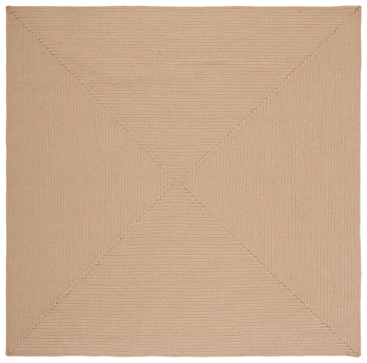 BRAIDED Hand Woven 3' x 3' Square area rug
