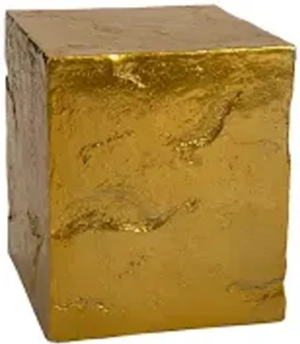 slate pedestal, small, liquid gold