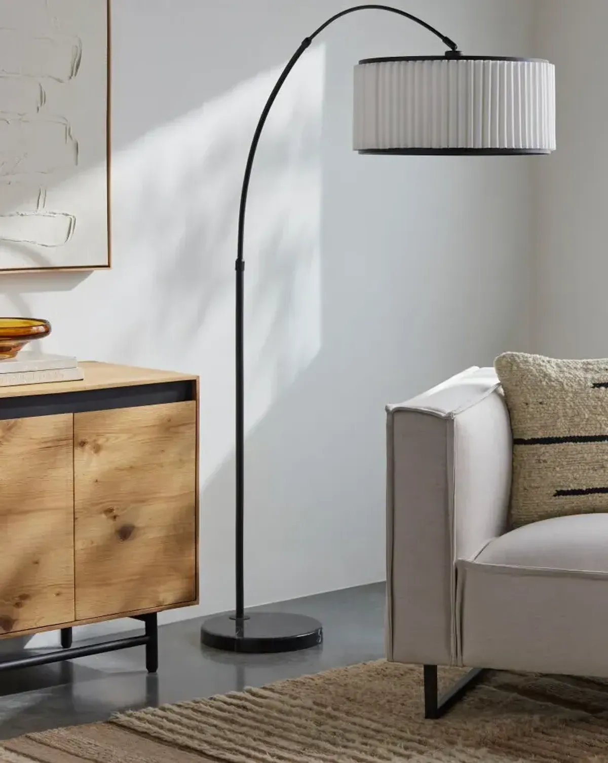 Palato PAO-003 72"H x 19"W x 71"D Accent Floor Lamp