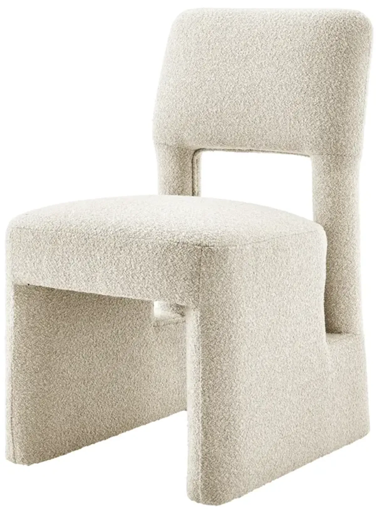 Willa Boucle Dining Side Chair, Milford Beige - Set of 2