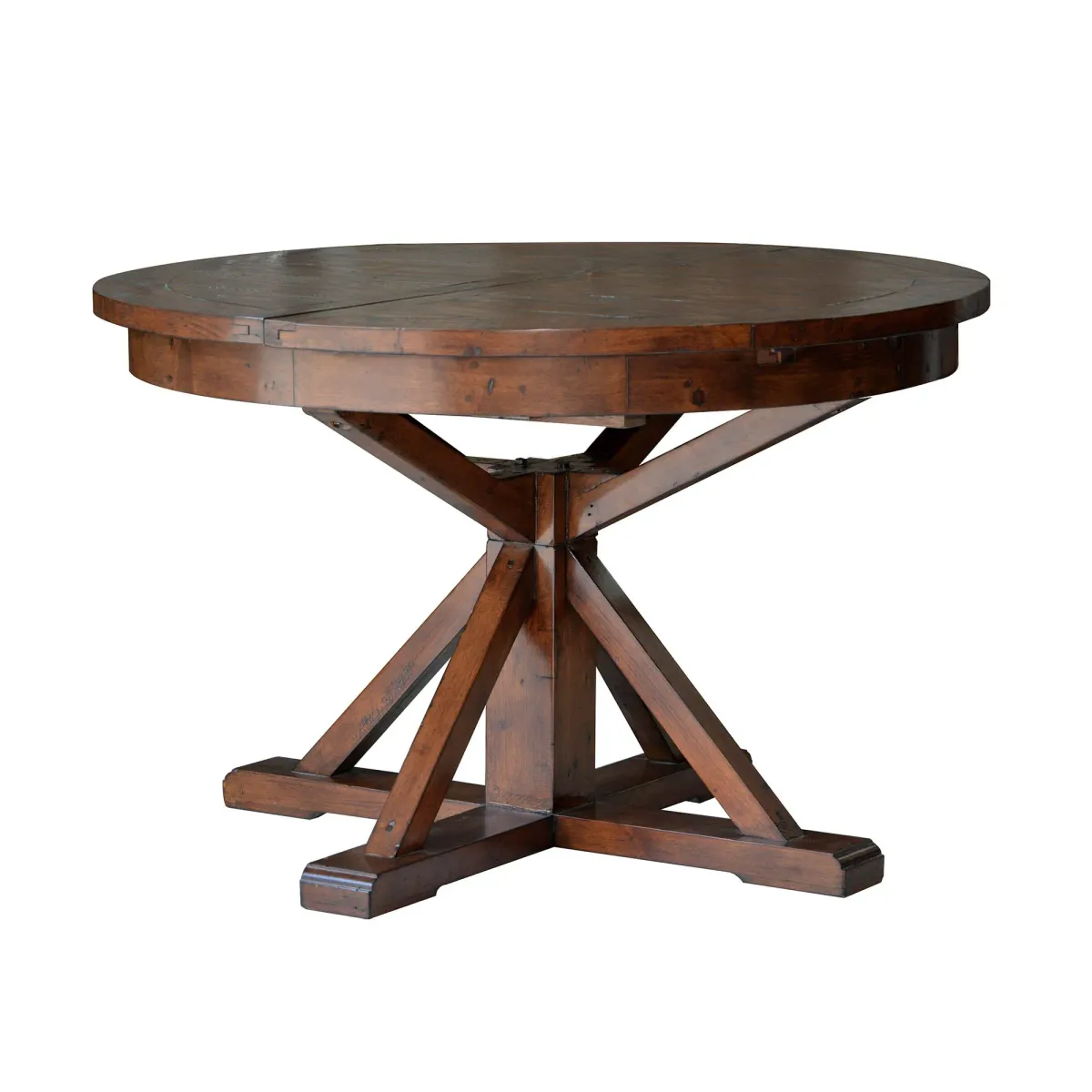 Irish Coast Round Extension Dining Table - African Dusk