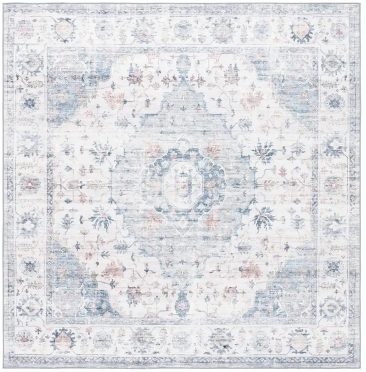 ARIZONA 517 LIGHT BLUE  6' x 6' Square Square Rug