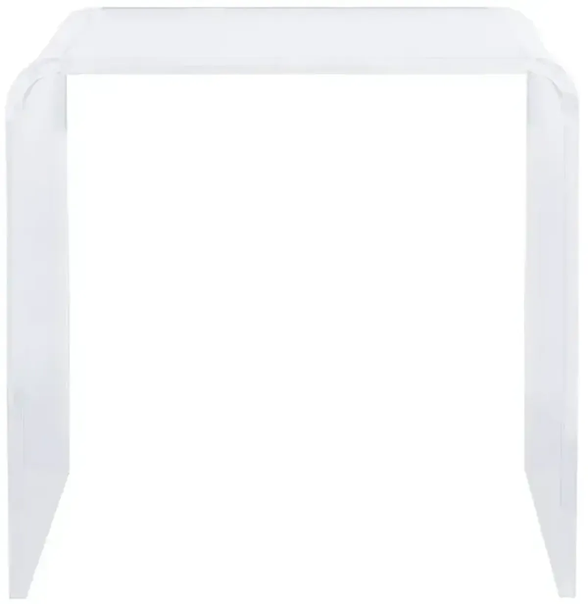 PRYOR ACRYLIC SIDE TABLE 