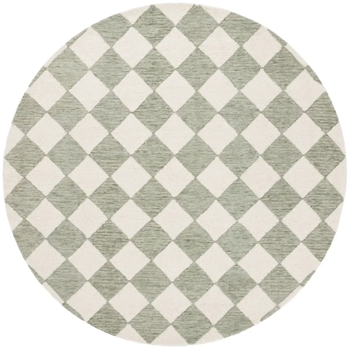 EBONY Hand Tufted 6' x 6' Round area rug