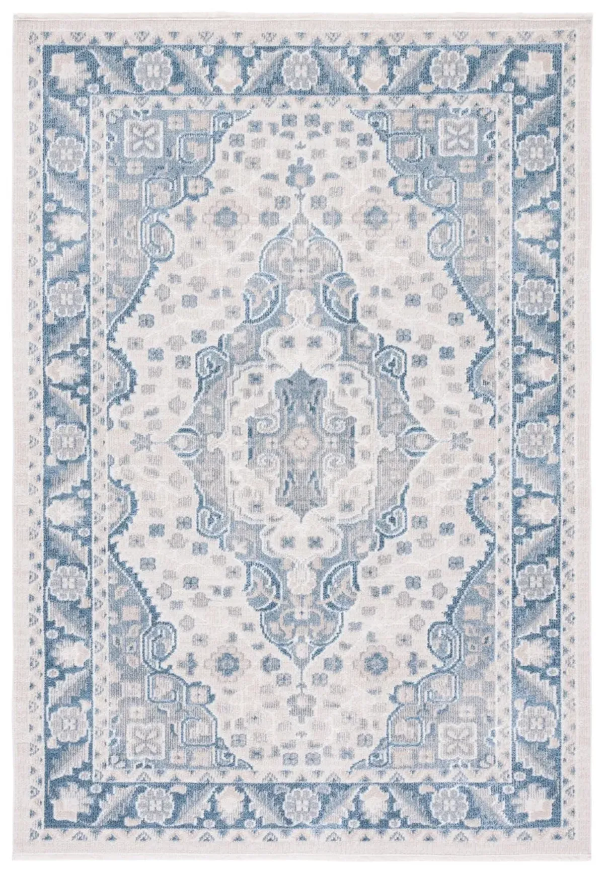 BLAIR WASHABLE 208 Blue 9' X 12' Large Rectangle Rug