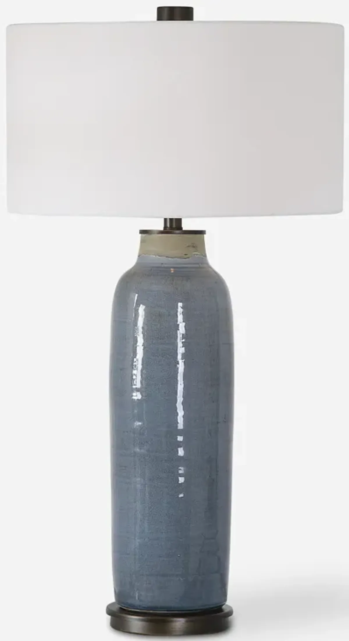 Vicente Slate Blue Table Lamp