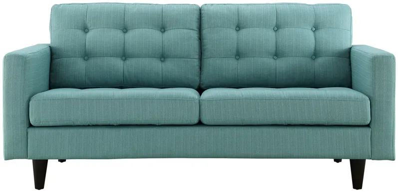 Empress Upholstered Fabric Loveseat