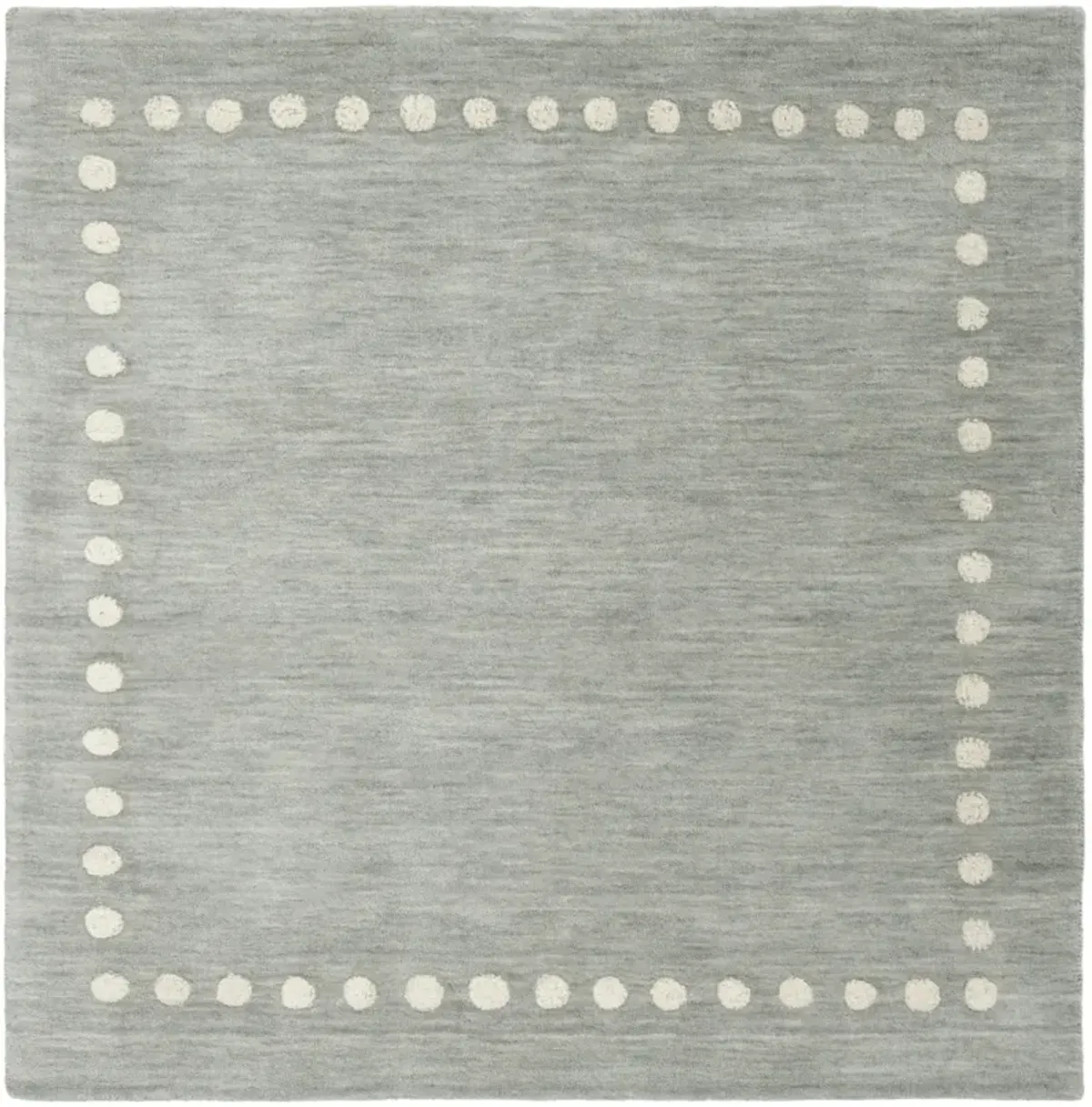 SAFAVIEH KIDS 802 GREY 3' x 3' Square Square Rug