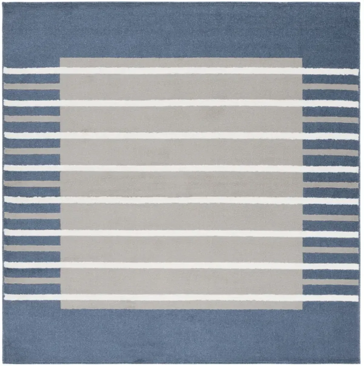PYRAMID 232 GREY  6'-7' x 6'-7' Square Square Rug