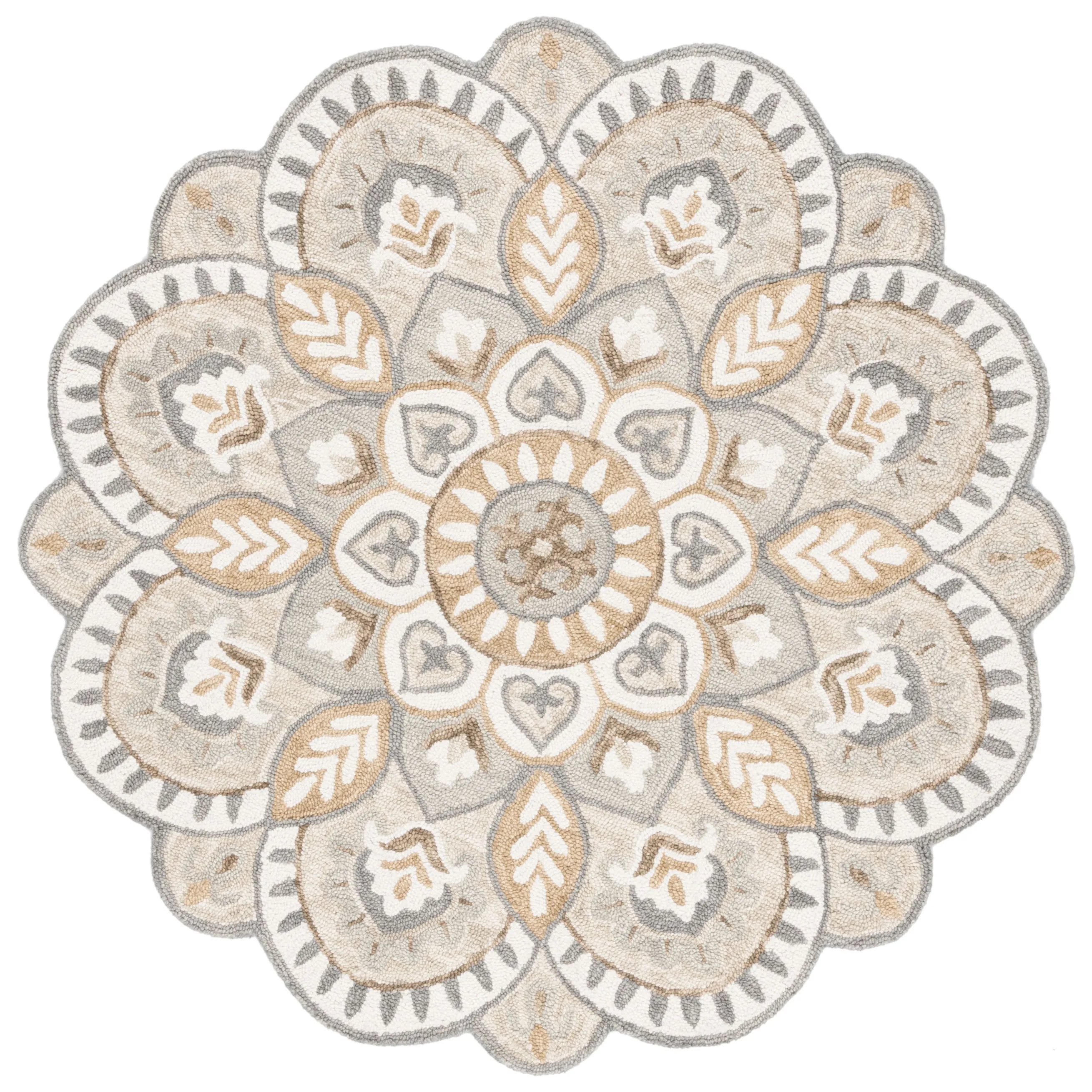 NOVELTY Hand Tufted 9' x 9' Round area rug