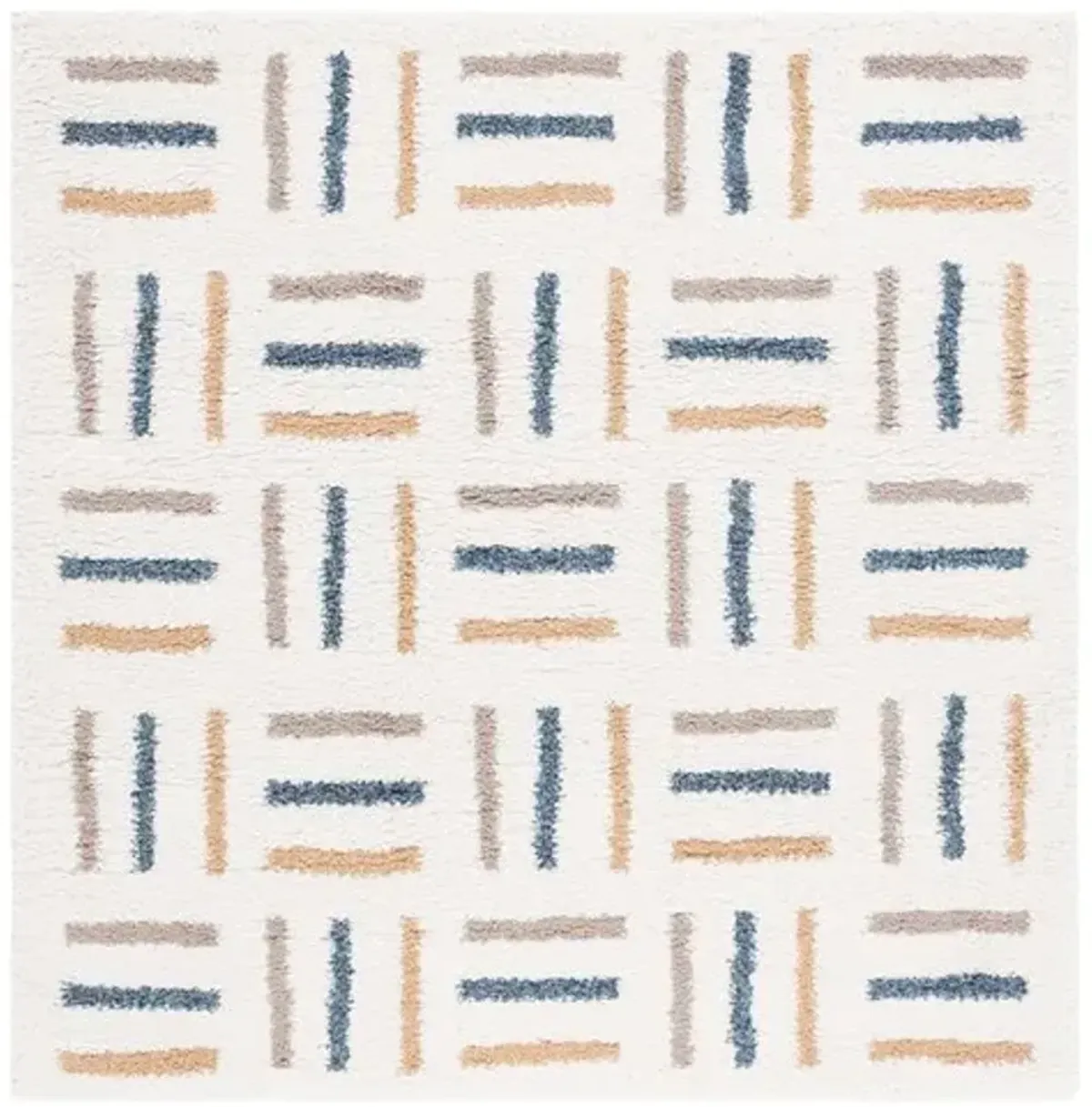 CALICO SHAG 112 Beige  6'-7' X 6'-7' Square Square Rug
