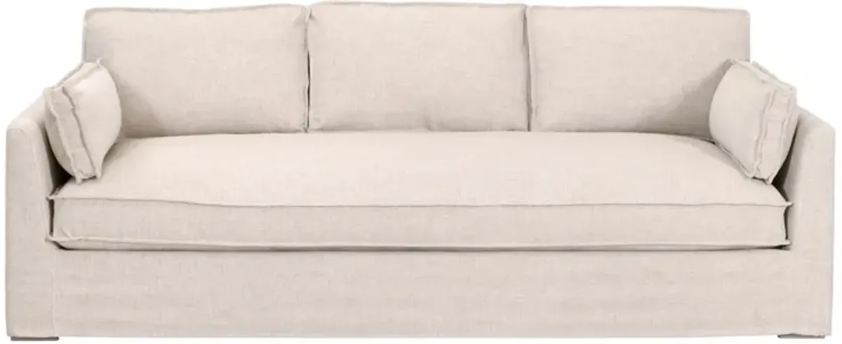 Thea Outdoor 90" Taper Arm Slipcover Sofa