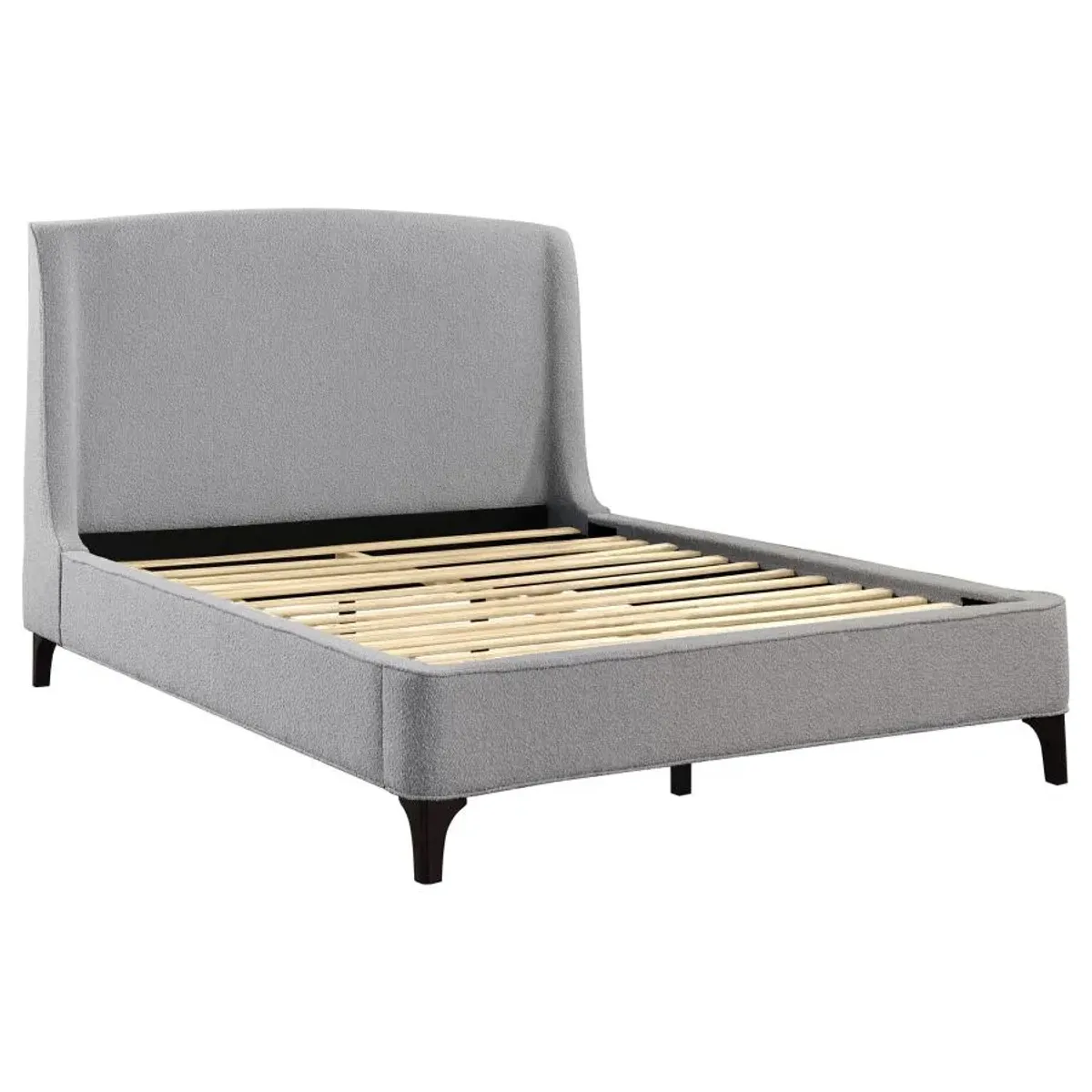 Mosby Upholstered Curved Headboard Platform Bed