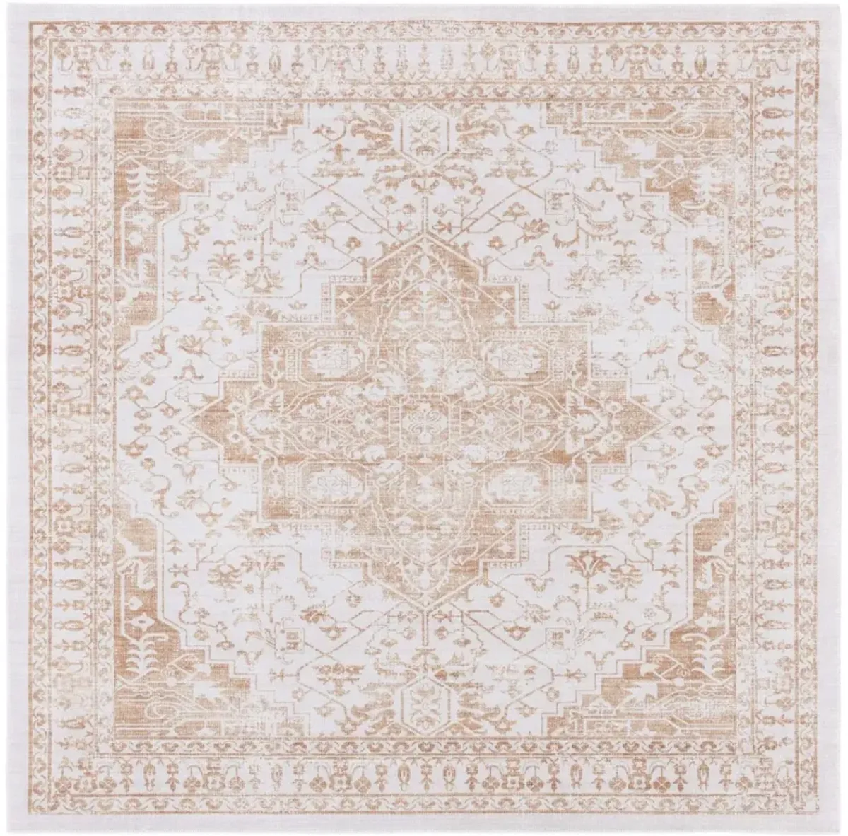 ARIZONA 127 Gold 6' X 6' Square Square Rug