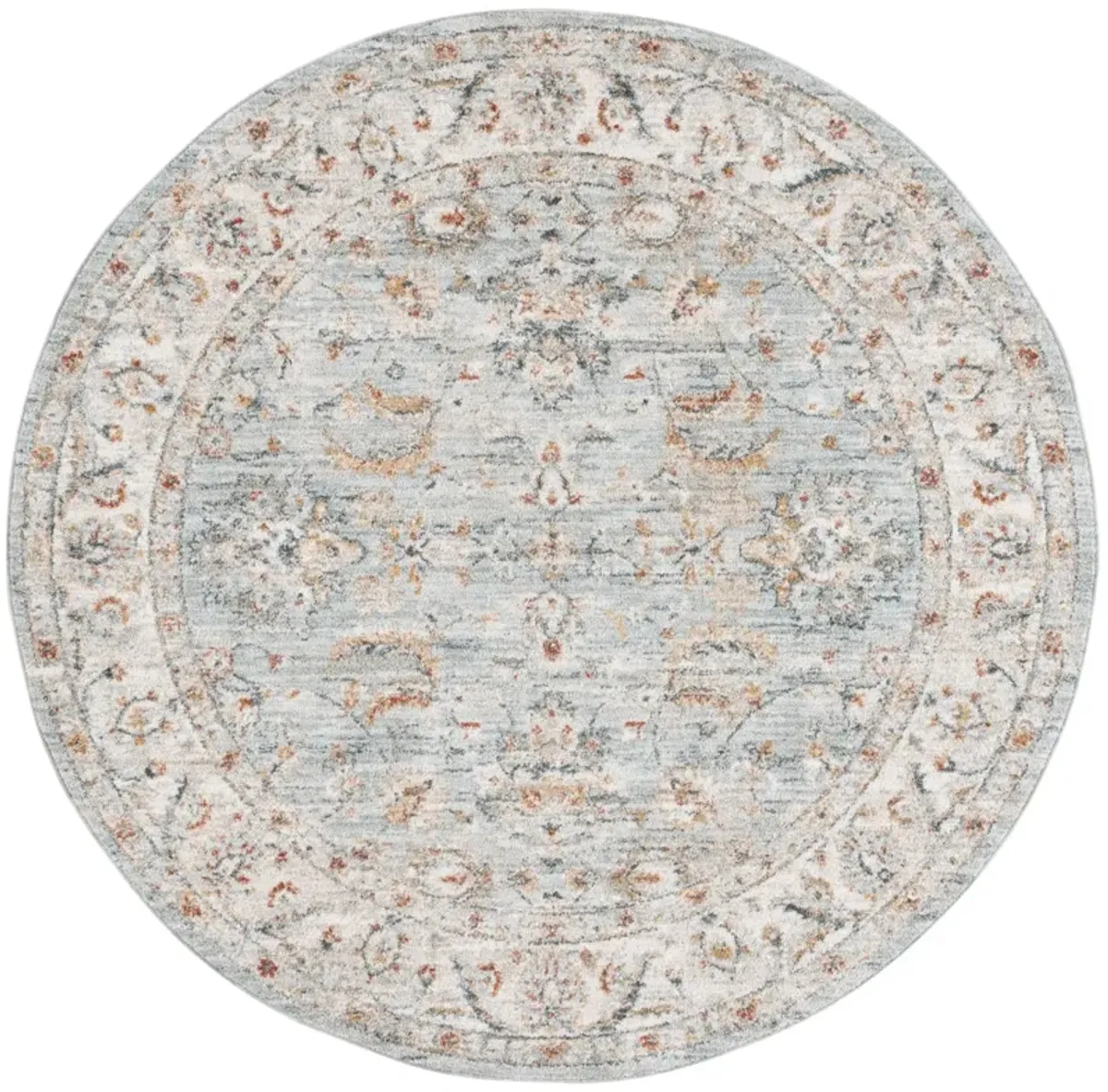 AVALON 220 LIGHT BLUE  6'-7' X 6'-7' Round Round Rug