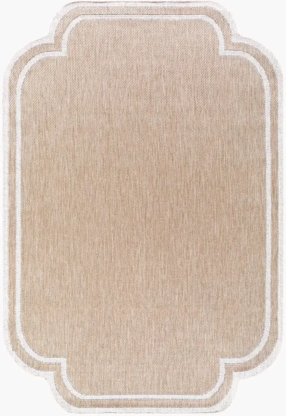 Miami Beach 5'3" x 7' Machine Woven Rug