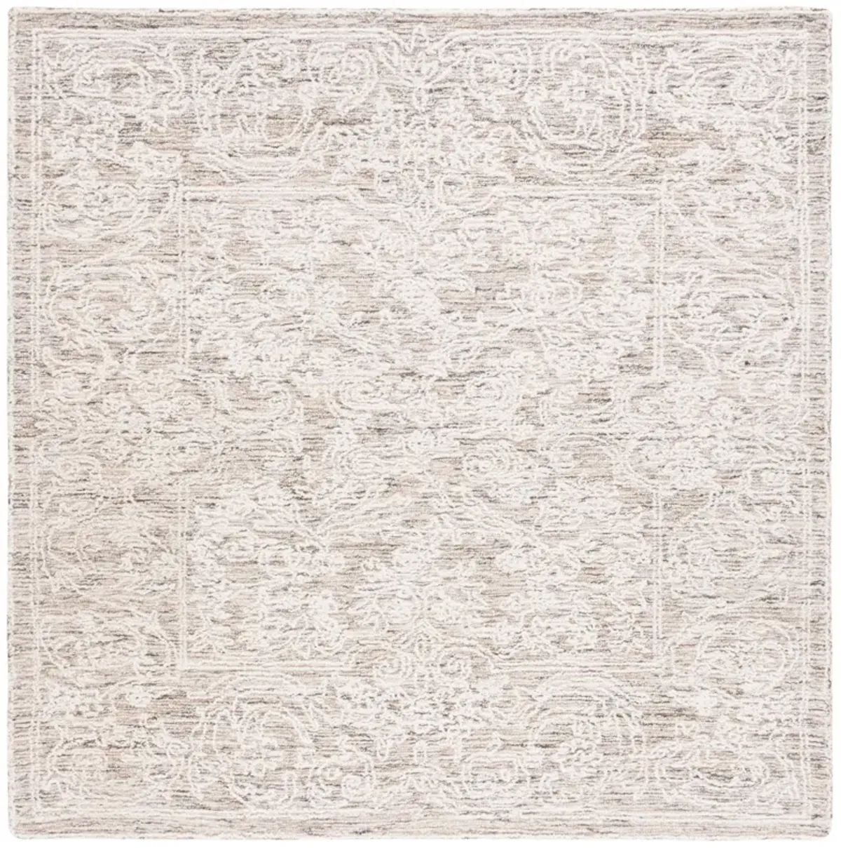 ABSTRACT Hand Tufted 6' x 6' Square area rug