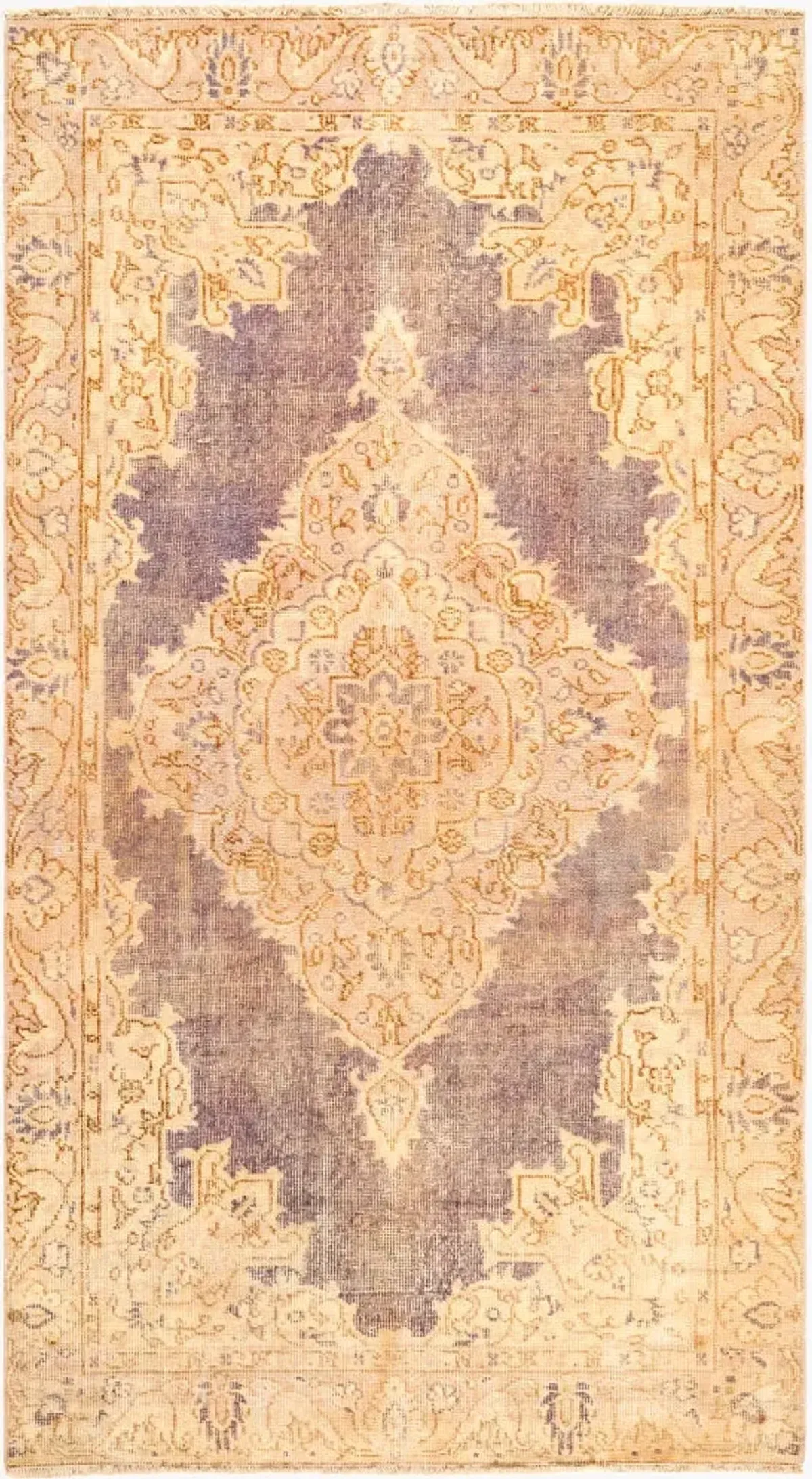 Antique One of a Kind AOOAK-1095 3'11" x 6'5" Handmade Rug