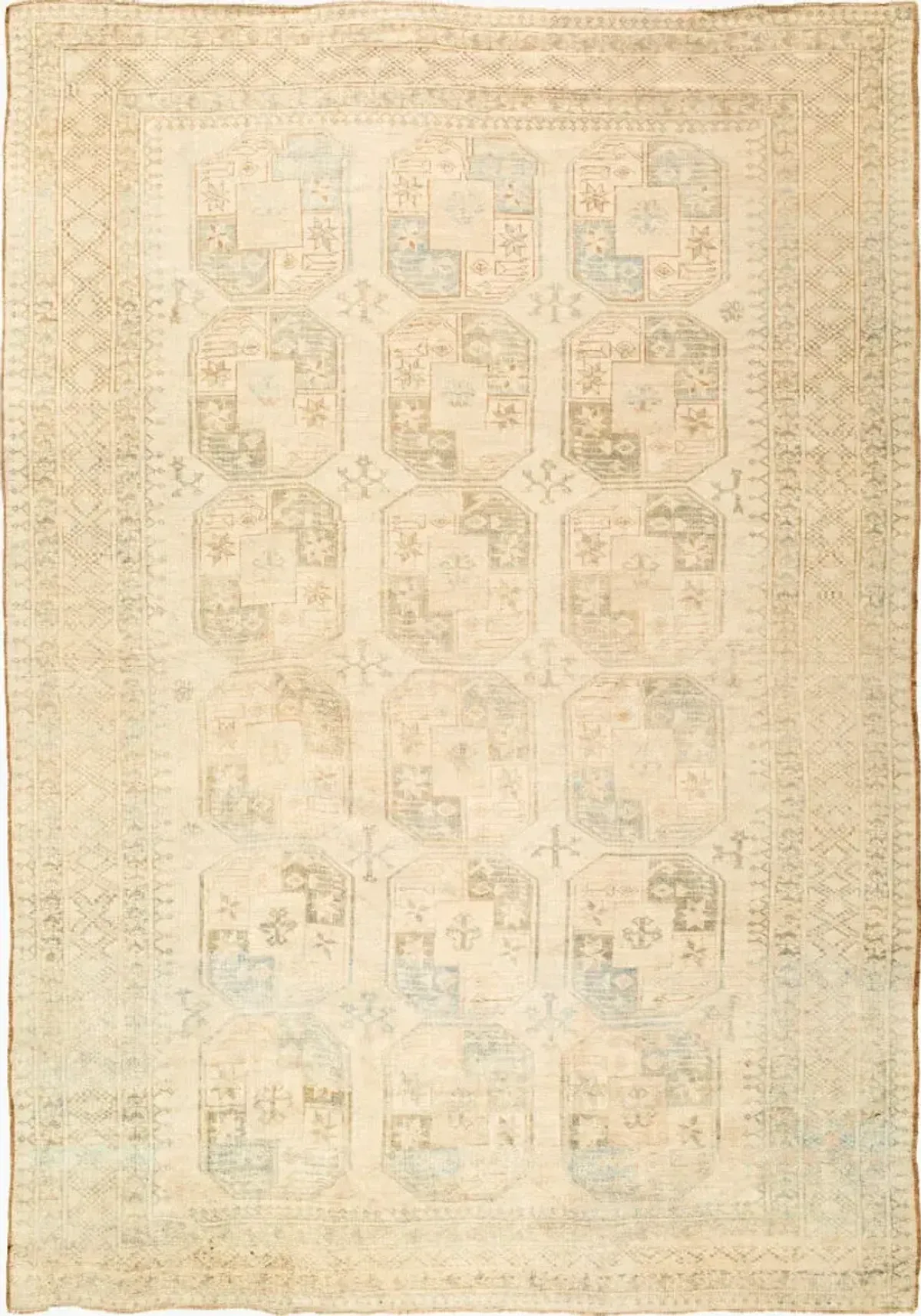 Antique One of a Kind AOOAK-1901 7'4" x 10'5" Handmade Rug