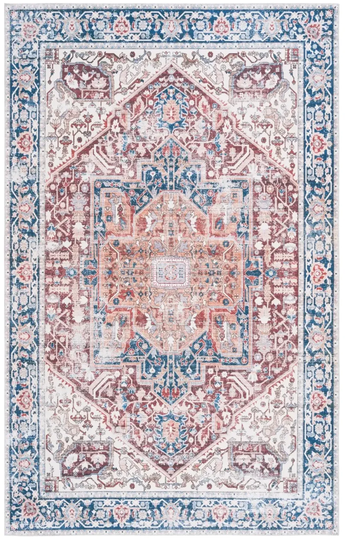 ARIZONA 109 RED  10' x 14' Large Rectangle Rug