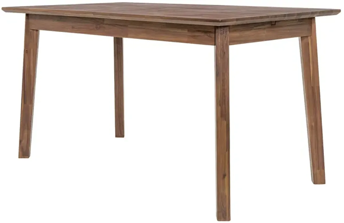 Gia Small Extension Dining Table 55/71" - Warm Pecan