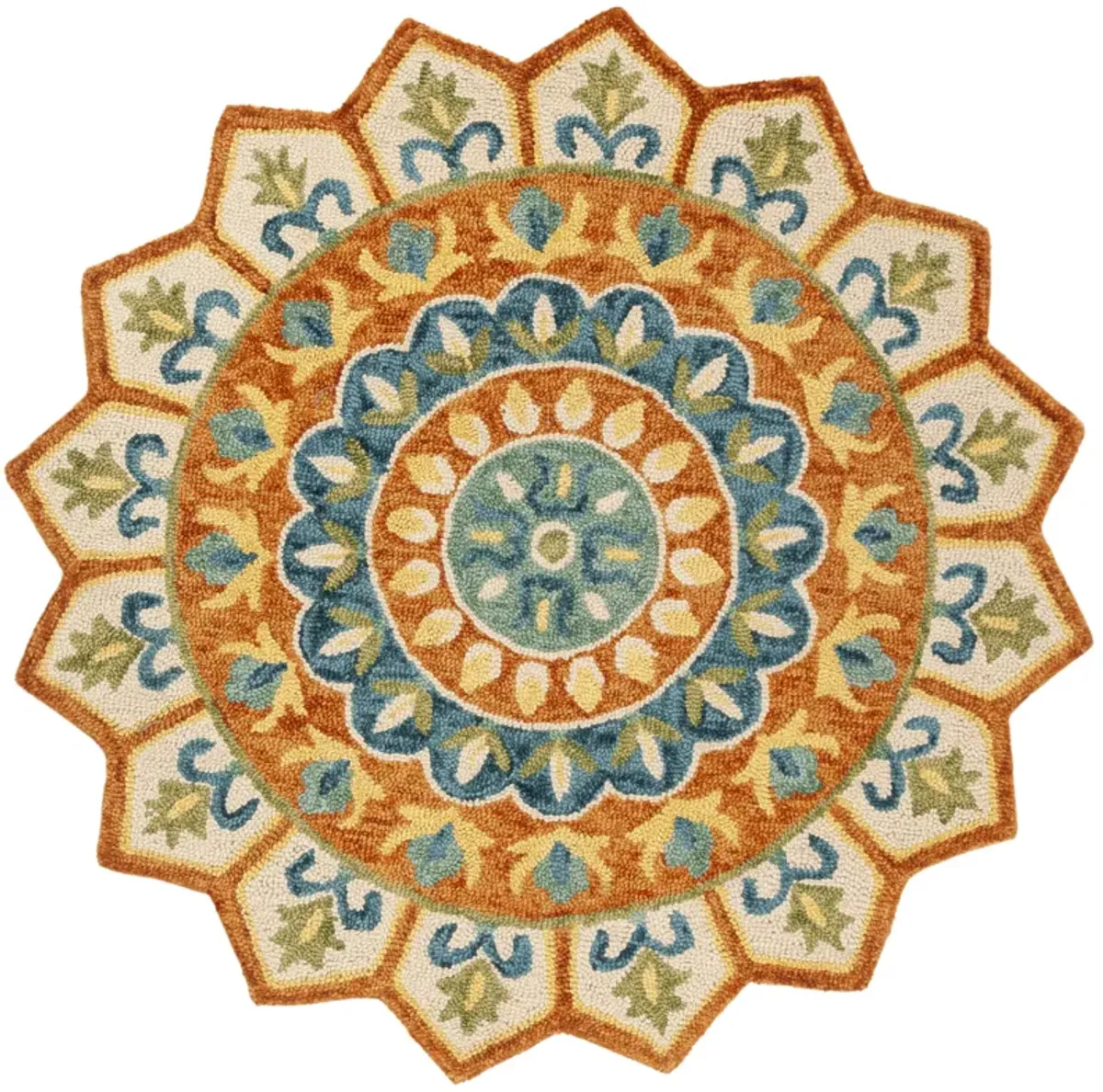 NOVELTY Hand Tufted 9' x 9' Round area rug