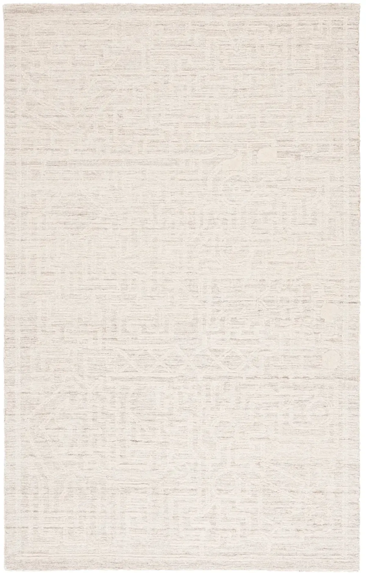 ABSTRACT Hand Tufted 4' x 6' area rug