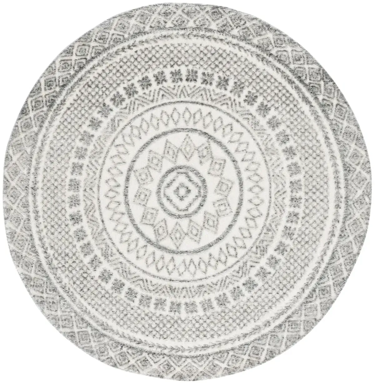 AUDREY 105 IVORY  6' x 6' Round Round Rug