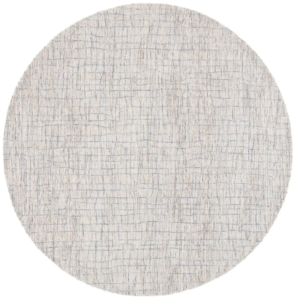 ABSTRACT Hand Tufted 6' x 6' Round area rug