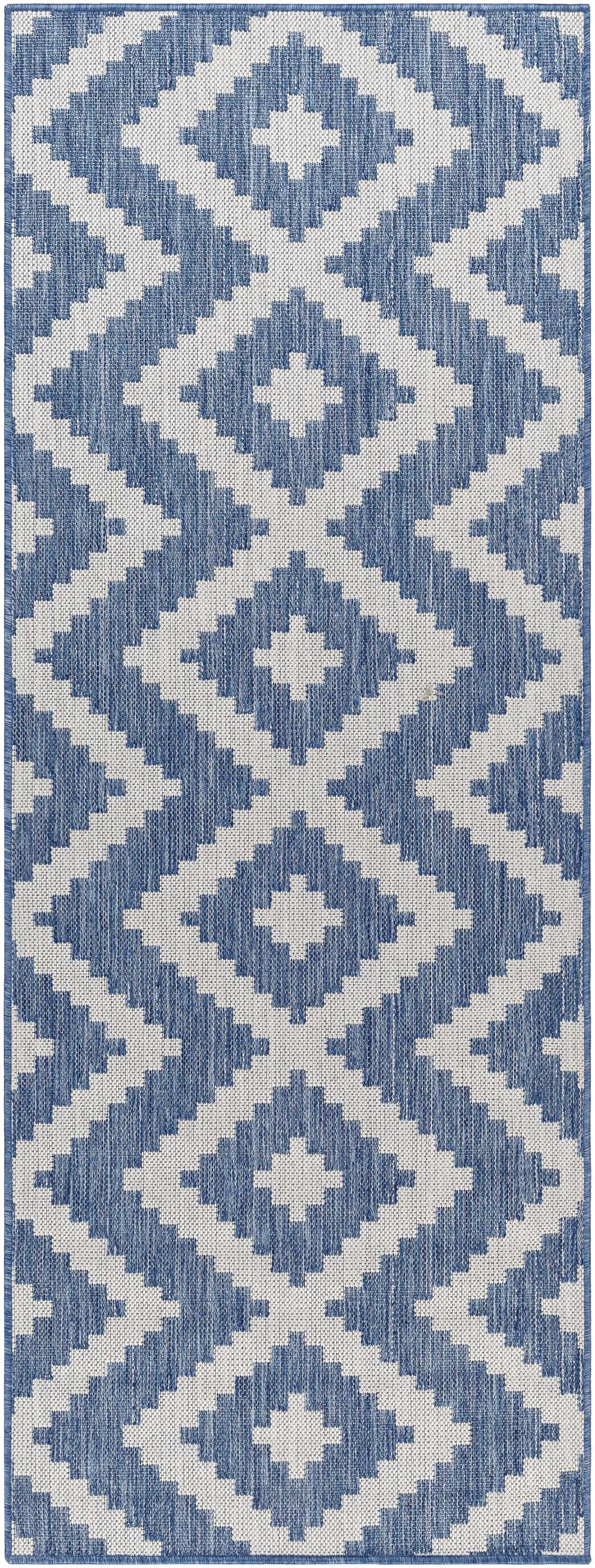 Long Beach LBH-2314 2'7" x 7'3" Machine Woven Rug