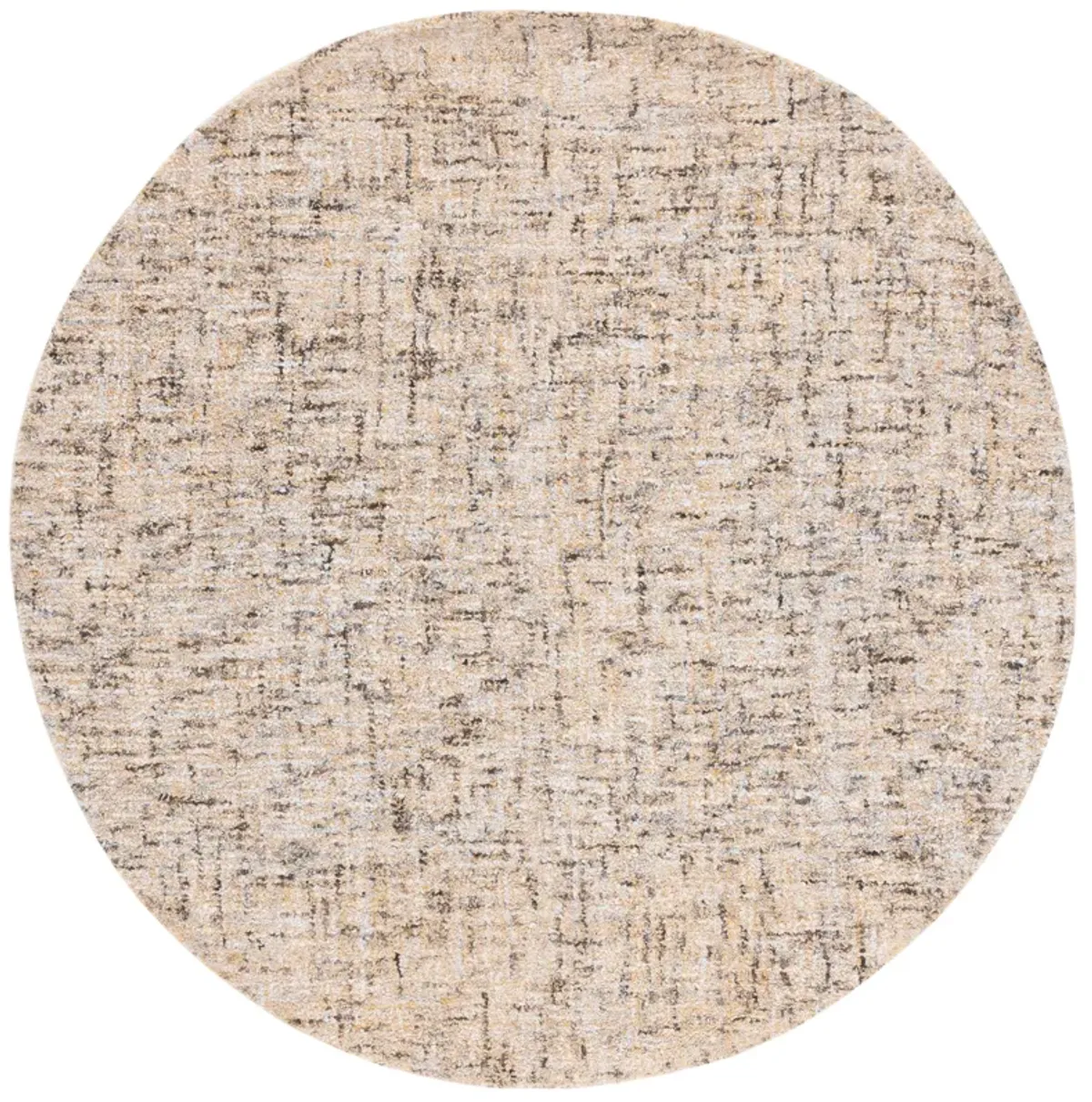 ABSTRACT Hand Tufted 6' x 6' Round area rug