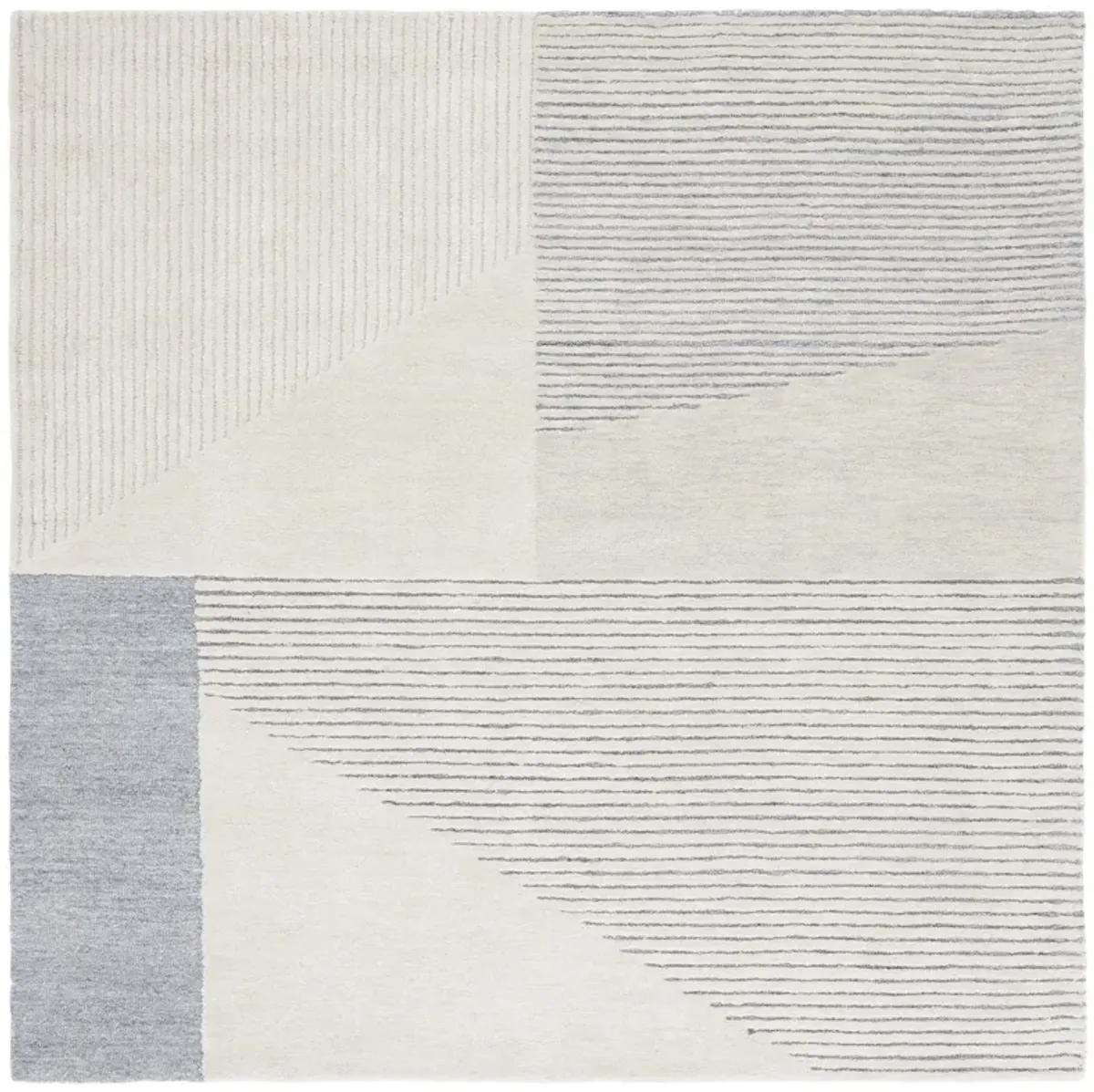 EBONY Hand Tufted 6' x 6' Square area rug