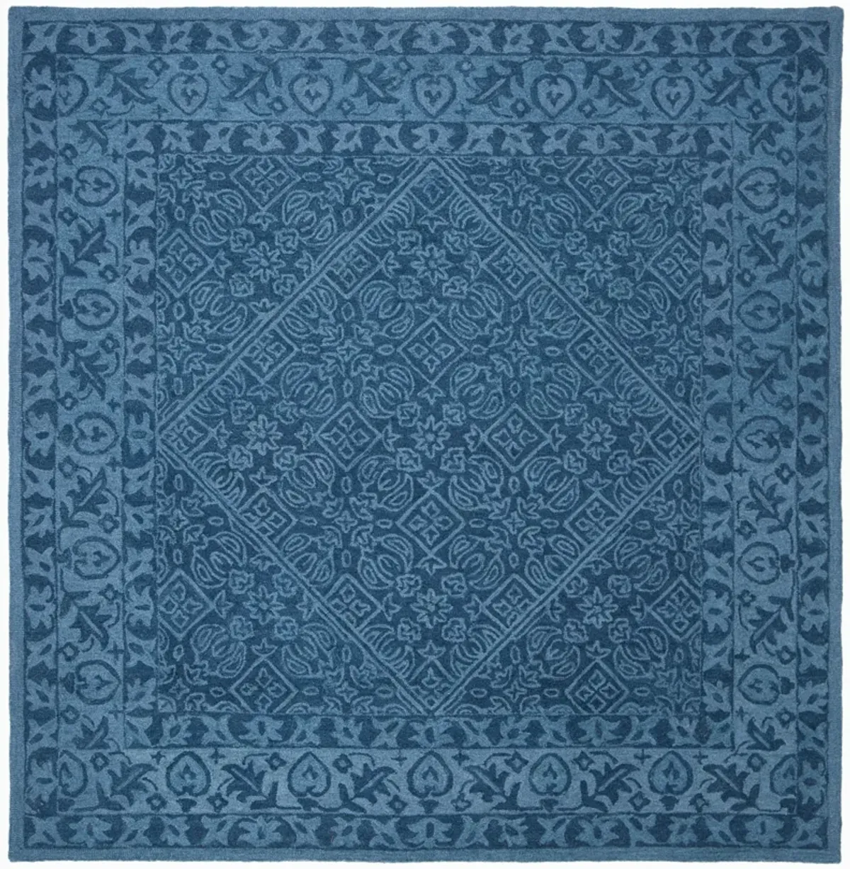 DIP DYE Hand Tufted 9' x 9' Square area rug
