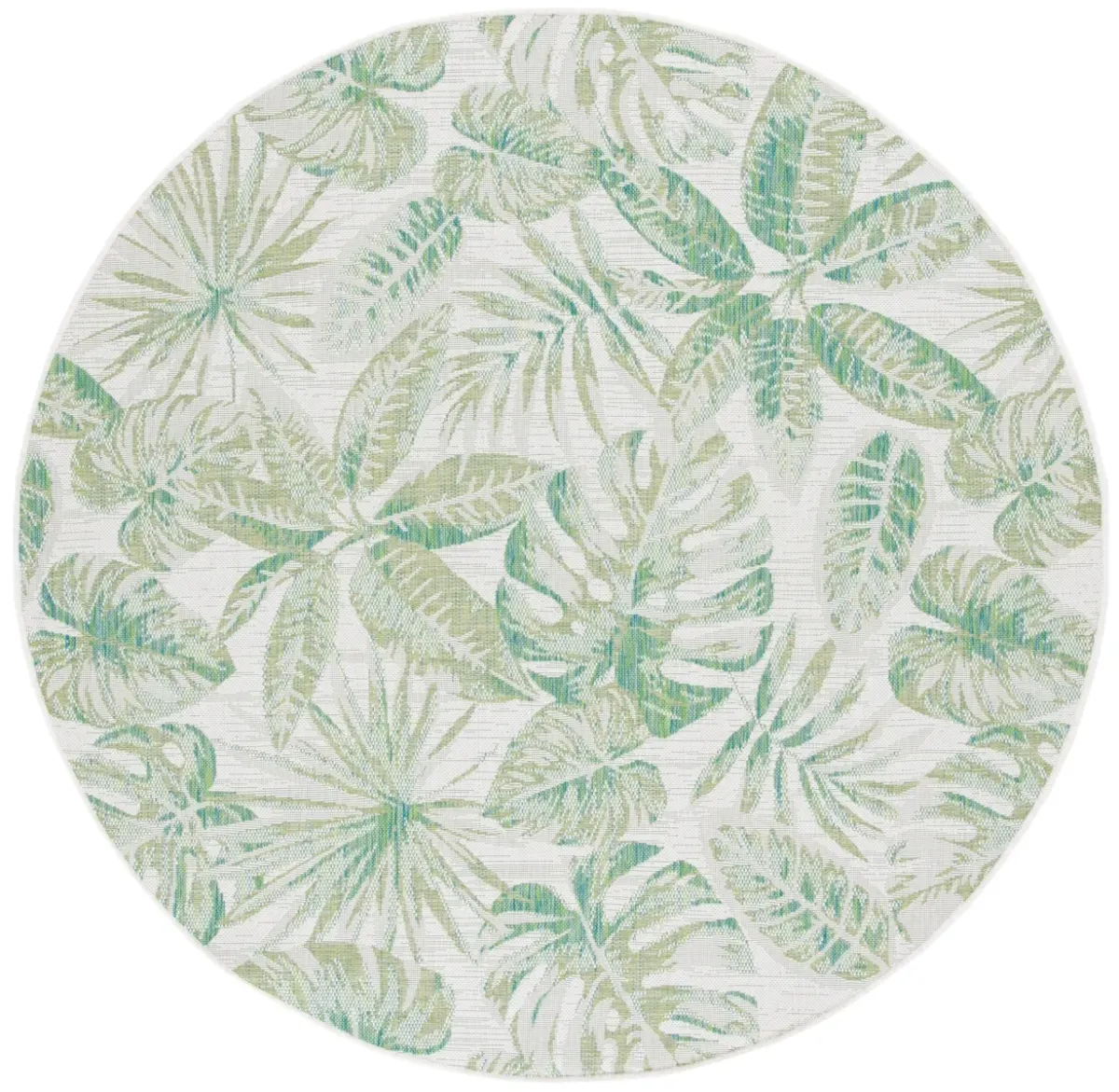 COURTYARD  8324 IVORY  6'-7' x 6'-7' Round Round Rug