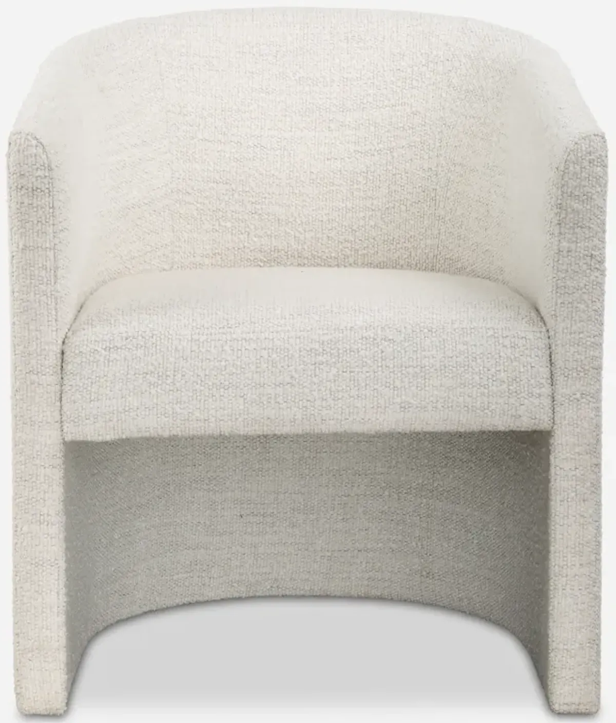 Encompass White Fabric Dining Chair