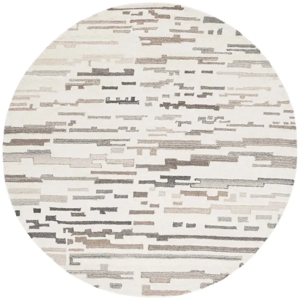 EBONY Hand Tufted 6' x 6' Round area rug