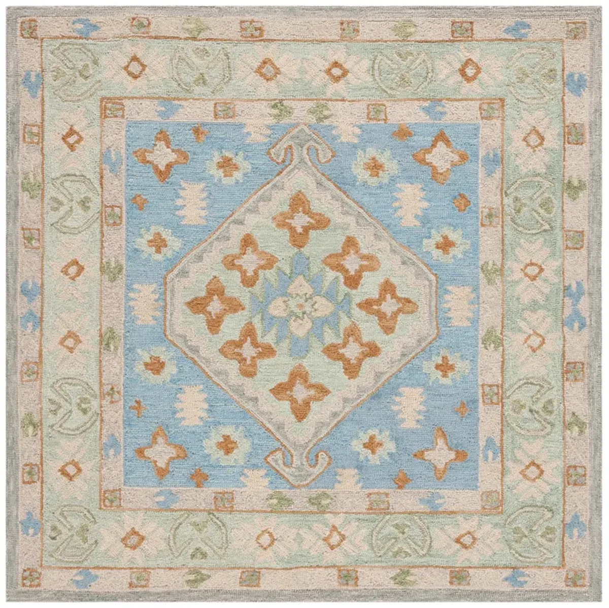 HERITAGE Hand Tufted 6' x 6' Square area rug