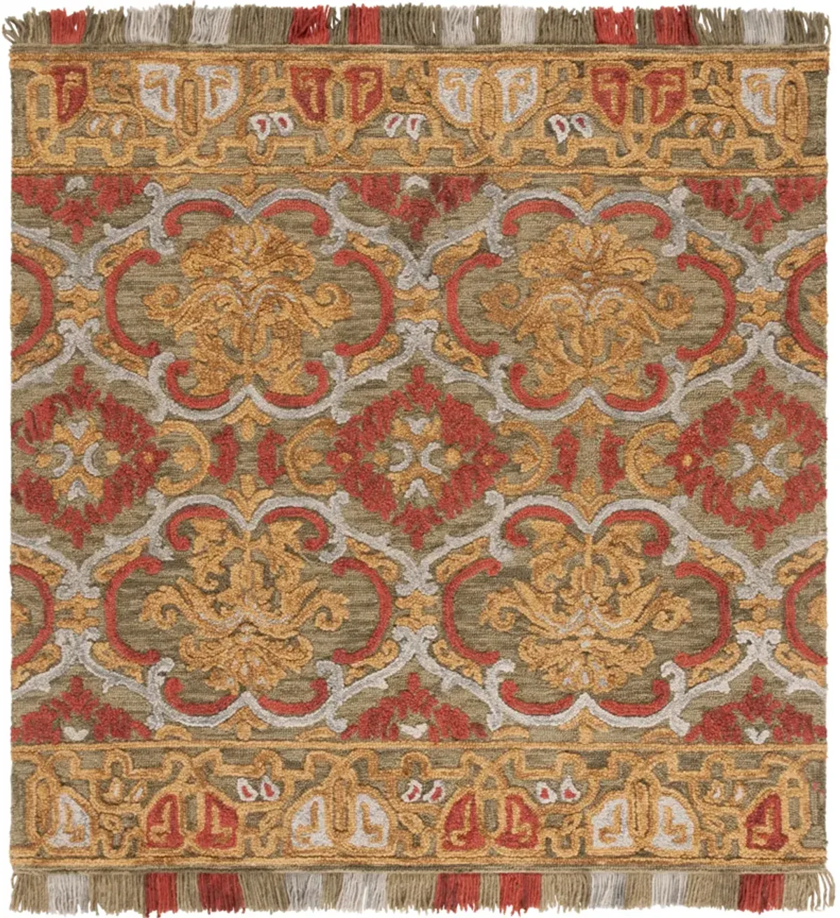BLOSSOM Hand Tufted 6' x 6' Square area rug