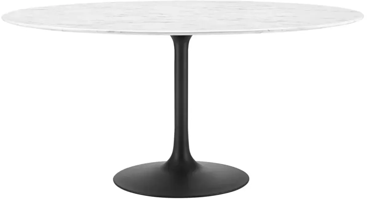 Lippa 60" Round Artificial Marble Dining Table