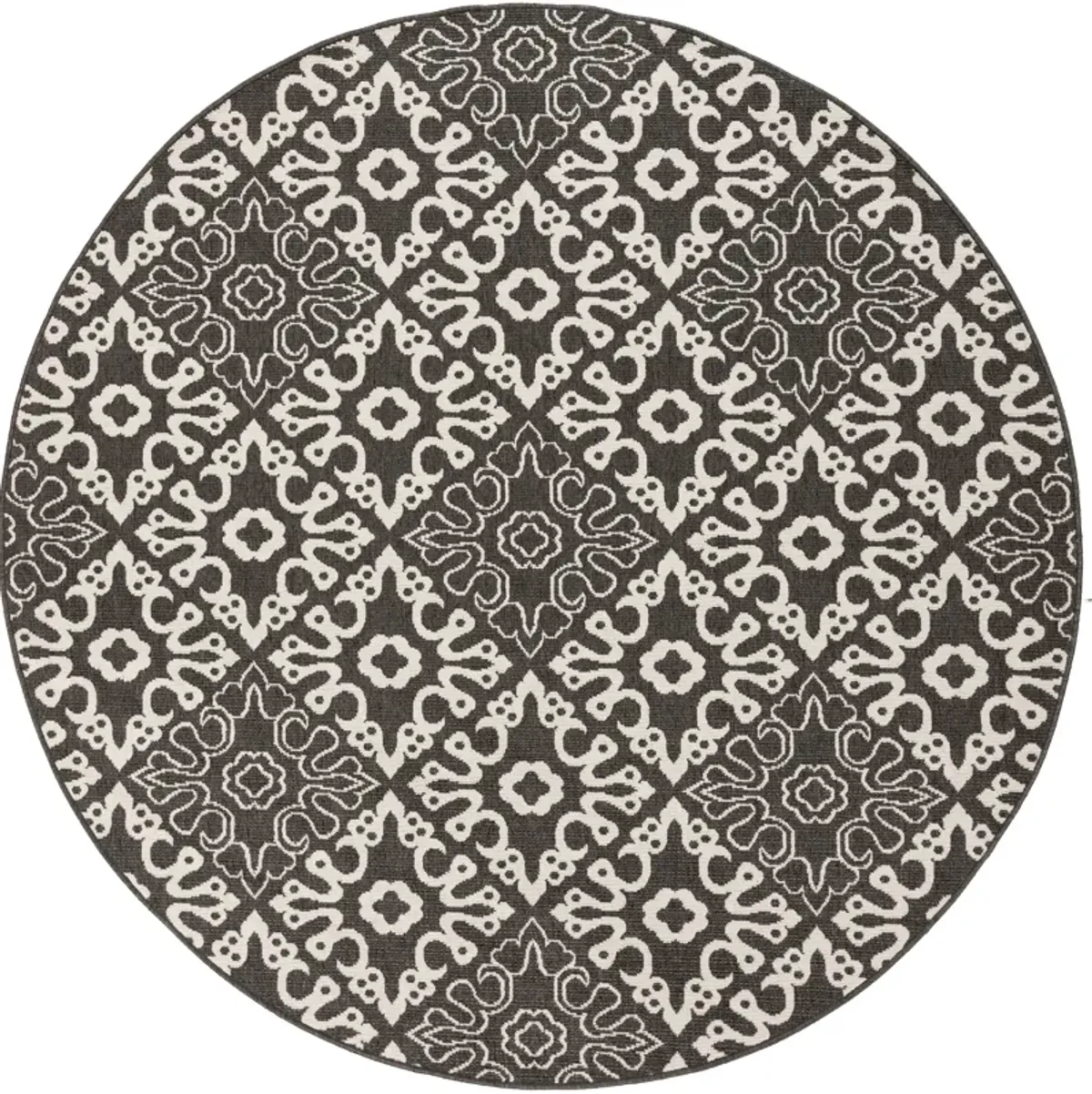Alfresco ALF-9637 8'10" x 8'10" Machine Woven Rug