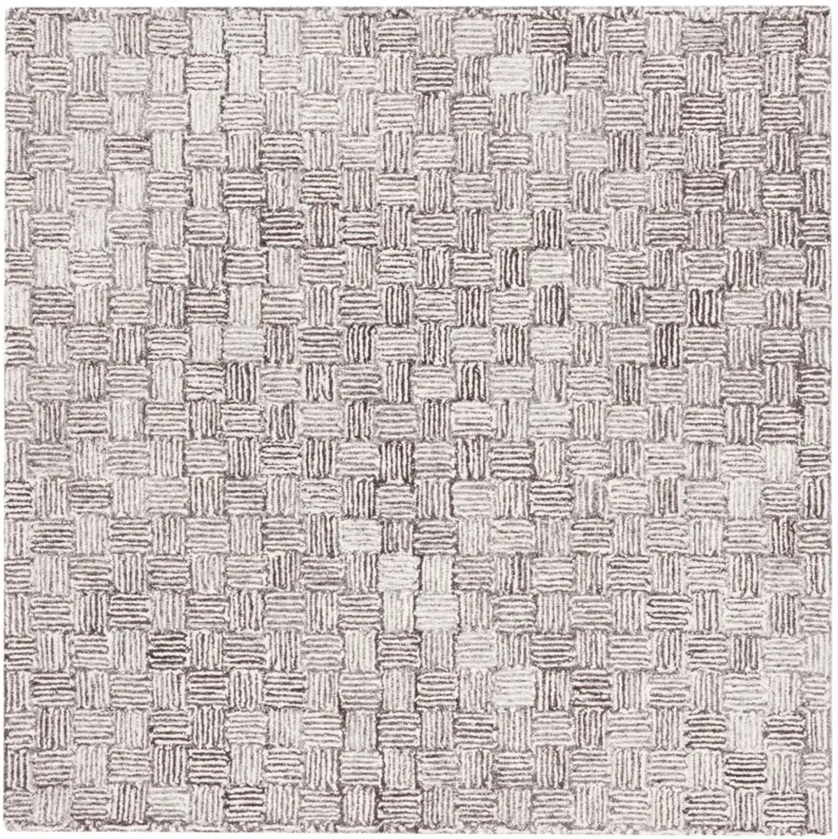 MICRO-LOOP Hand Tufted 5' x 5' Square area rug