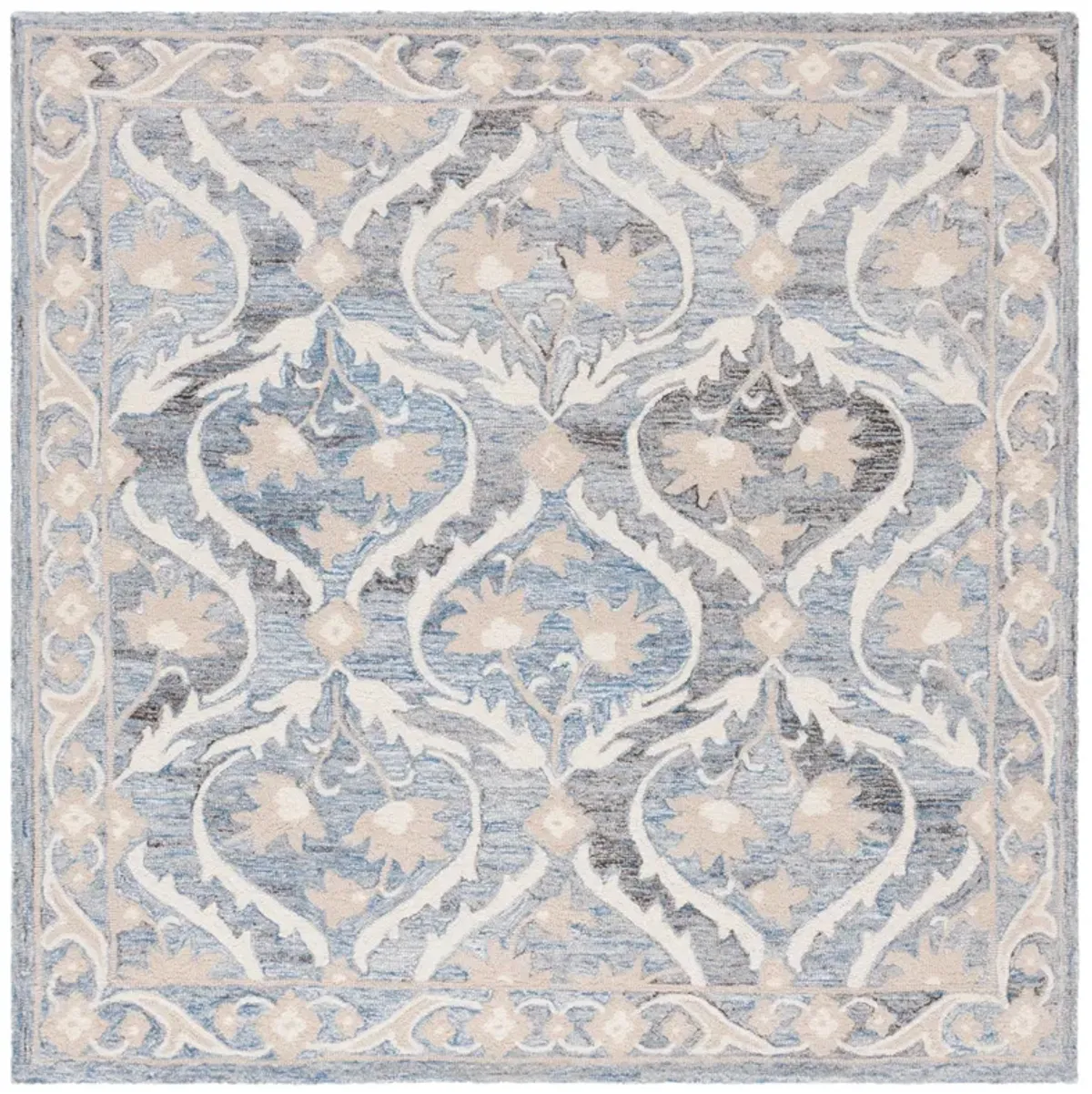BLOSSOM Hand Tufted 6' x 6' Square area rug