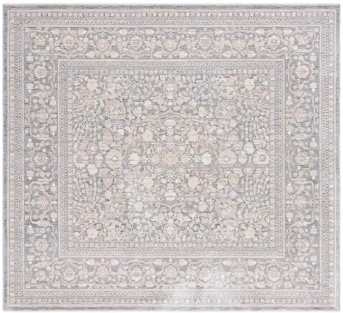 HARLOW 108 Blue 6'-3' X 6'-3' Square Square Rug