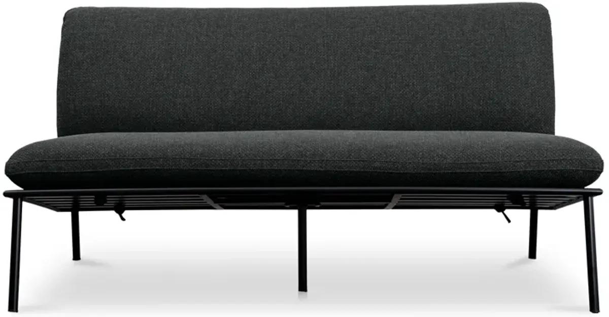 Salma Outdoor Sofa Speckled Charcoal