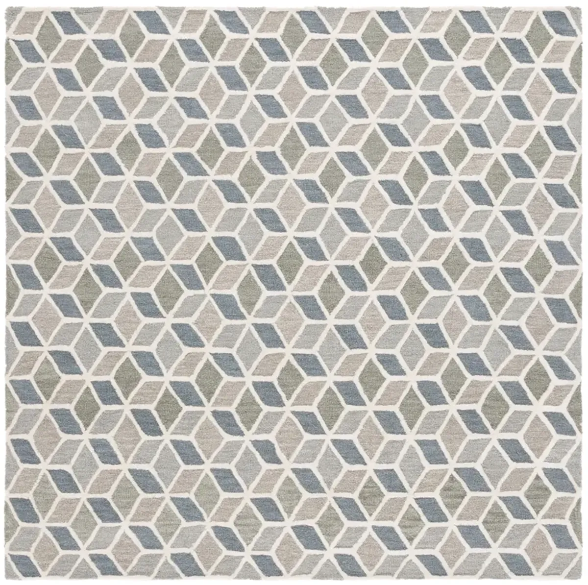 EBONY Hand Tufted 6' x 6' Square area rug