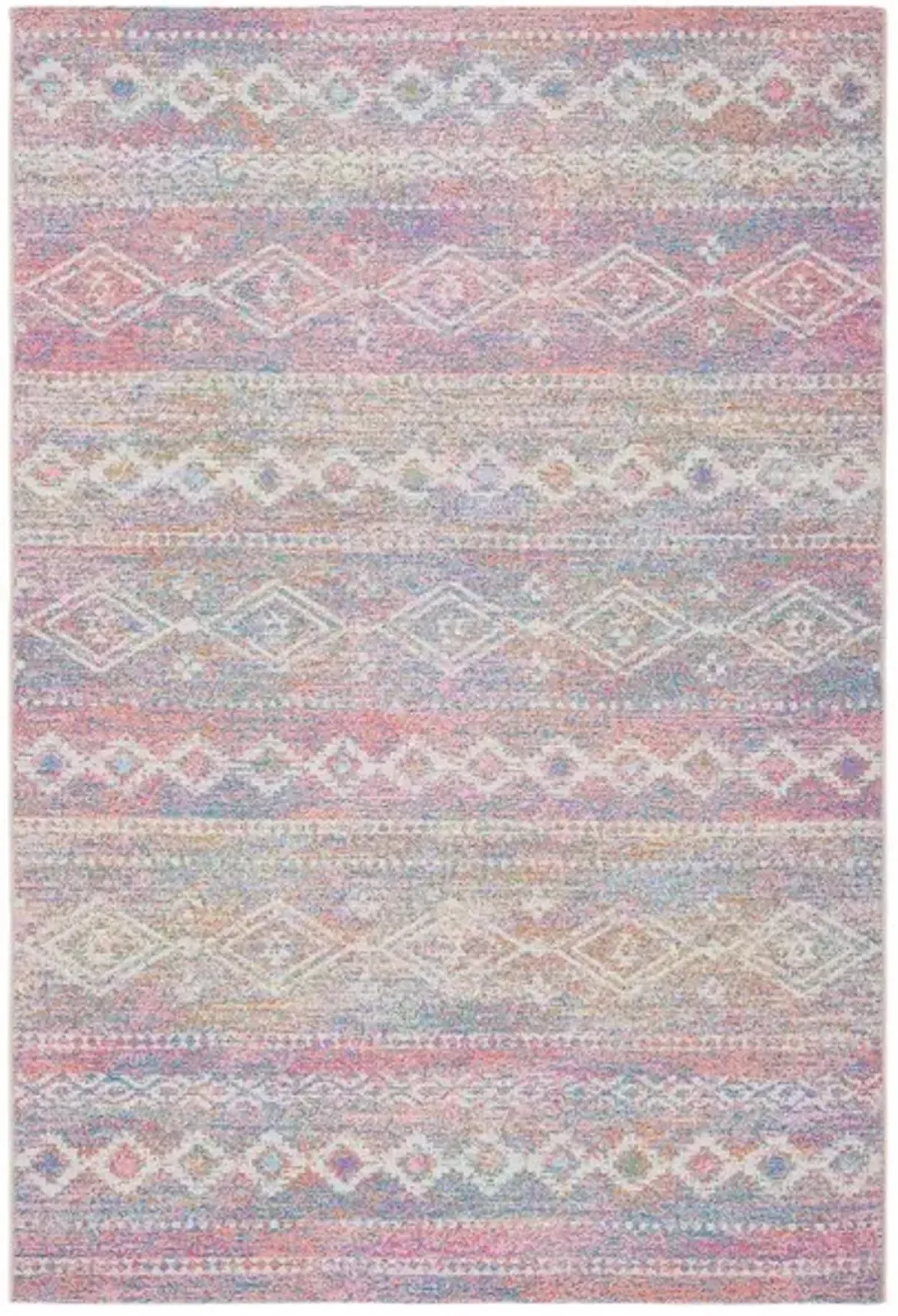 SUMMER 498 Pink  4' X 6' Small Rectangle Rug