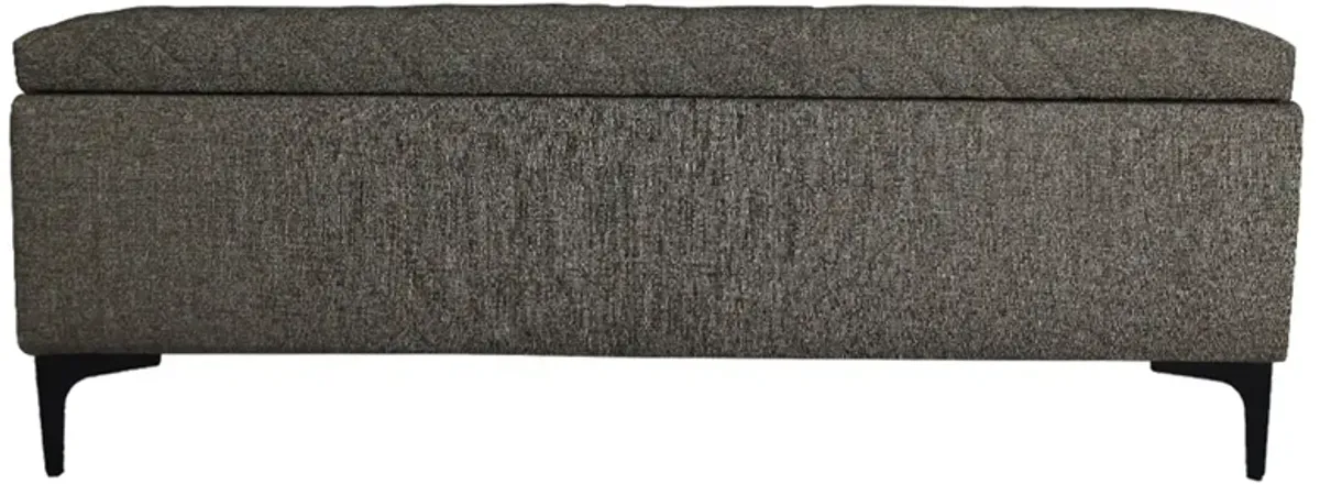 Reece Storage Bench - Medium Brown