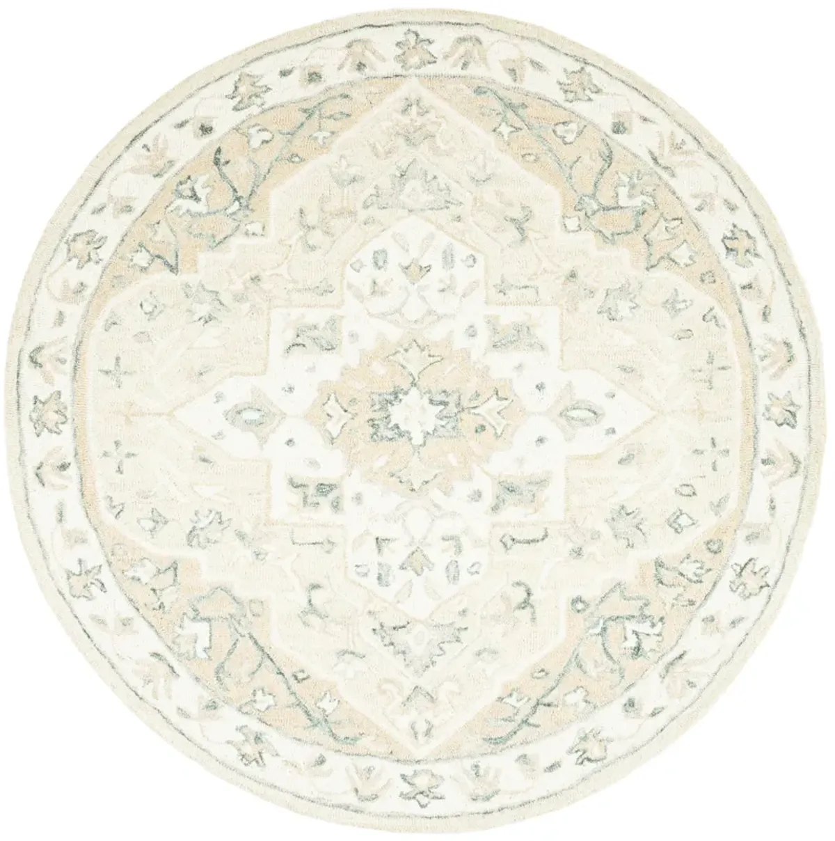 MICRO-LOOP Hand Tufted 11' x 11' Round area rug