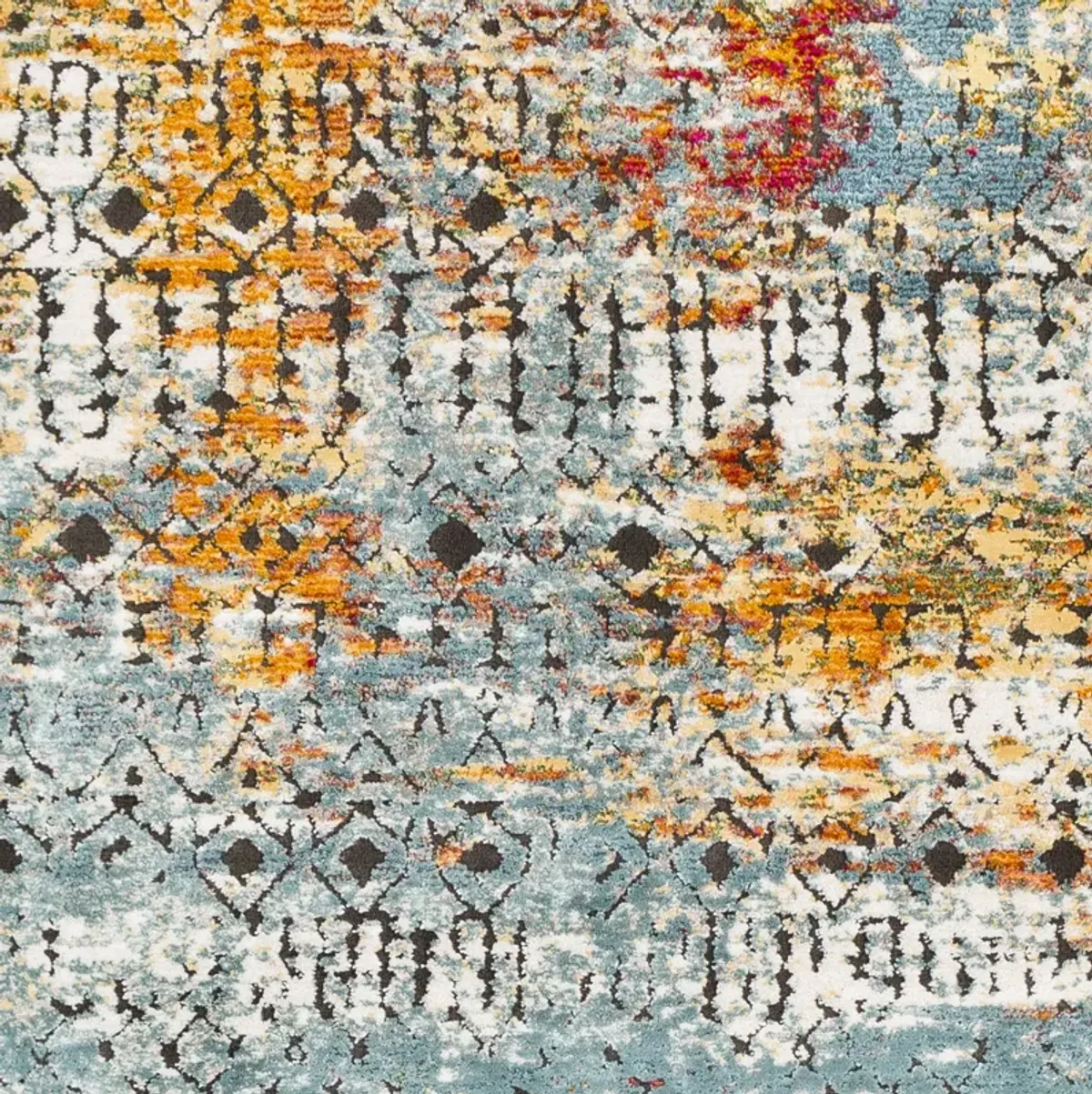 Herati HER-2313 2' x 2'11" Machine Woven Rug